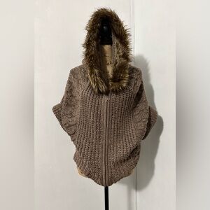 ROMEO & JULIET Couture Knit Brown Cardigan Size M